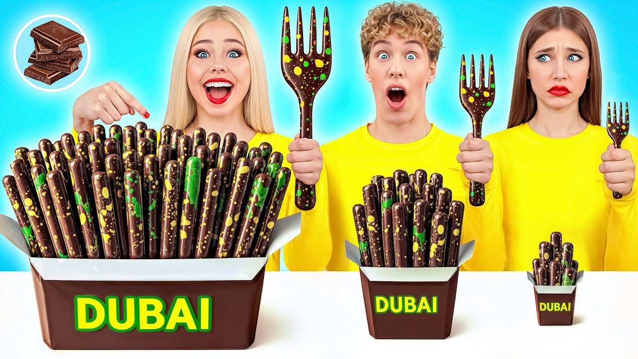 大・中・小フードチャレンジ | キッチンのハックとレシピ Candy DO