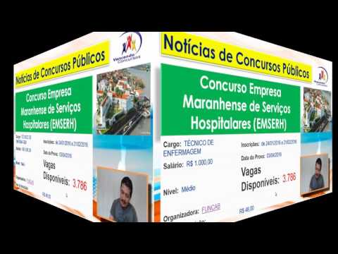 Concurso Empresa Maranhense de Serviços Hospitalares   Técnico em Enfermagem