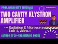 Two Cavity Klystron Amplifier: Construction, Operation, and HF Tube Limitations