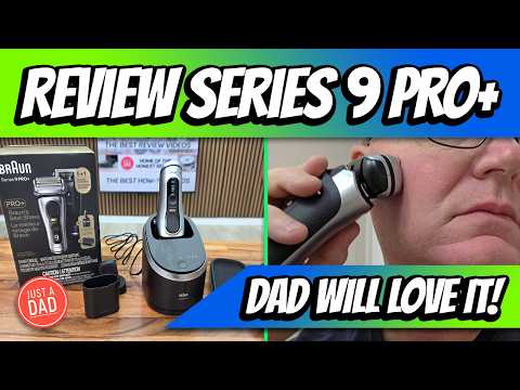 Braun Series 9 PRO+ Electric Shaver, Wet & Dry Razor, Pro SensoAdapt, 6in1 SmartCare Center, 9697CC, Silver video review thumbnail