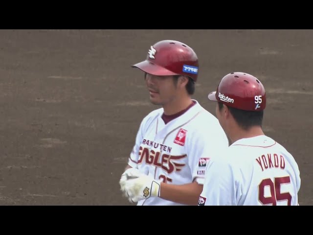 【ファーム】本日3打点目!! イーグルス・島内宏明 ライトへの2点タイムリーヒット!!  2024年7月17日 東北楽天ゴールデンイーグルス 対 東京ヤクルトスワローズ