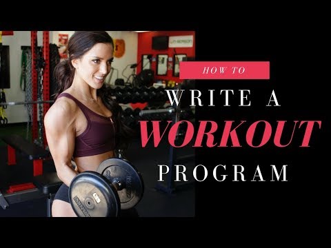 HOW TO WRITE A WORKOUT PROGRAM – made easy! Video