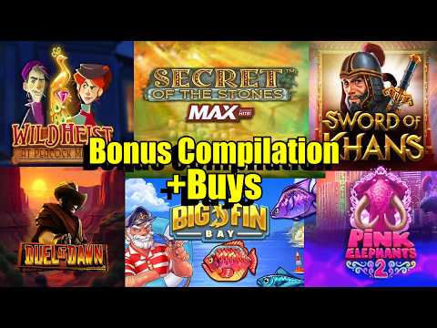 Thumbnail for video: Bonus Compilation + Bonus Buys, Steam Tower, Big Fin Bay, Luxe, Pink Elephants2 & So Much More