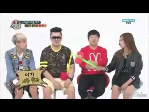 Bomi and Ilhoon Cute Hammer Fight