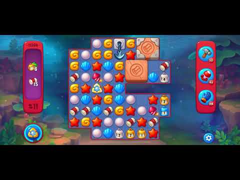 Fishdom Hard level 11268 no boosters フィッシュダム ハード