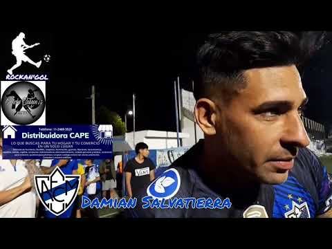 #nota a Damian "toro" Salvatierra autor de tres goles post victoria de Midland 4-1 ante Claypole