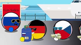 Russia sells oil and gas 2025 #countryballs #russia #usa #india #china #europe