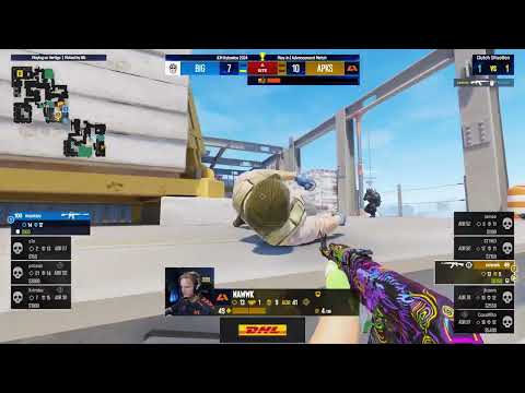 nawwk takes an important round for his team [ BIG - APEKS] 》》》 iem katowice 2024 》》》 play - in