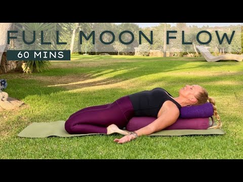 Full Moon Flow | Chandra Namaskar Inspired | 60-Minute Lunar Yoga Practice