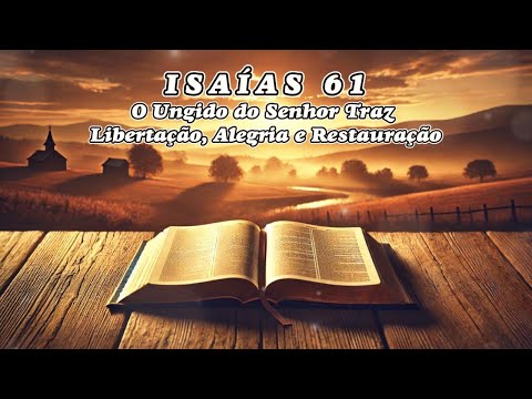 Isaías 61 – O Ungido do Senhor Traz Libertação, Alegria e Restauração
