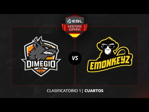 DMG Dimegio vs. eMonkeyz Club - Cuartos - ESL Masters Madrid 2016 - Clasificatorio #1