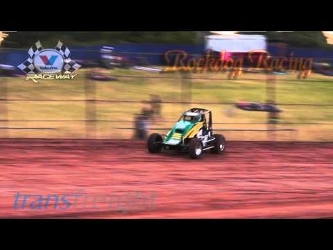 Wingless Sprints Rounds 1 and 2 heat highlights - Valvoline Raceway - Rockdog Racing Vidoes