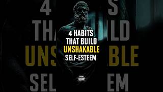 4 Habits That Build Unshakable Self-Esteem 💪 | Stoic Wisdom