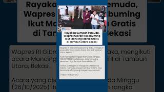 Wapres RI Gibran Rayakan Hari Sumpah Pemuda dengan Mengikuti Mancing Mania Gratis di Bekasi