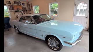 1966 Ford Mustang Convertible 289 Start Up
