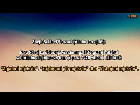 Rruajtja e mjekres për shkak punës - Shejh Salih el Feuzani