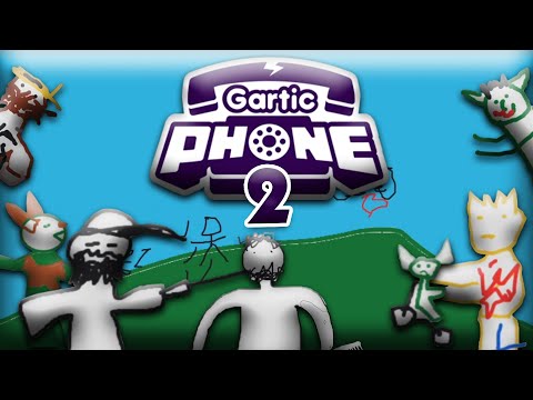 DIBUJANDO A CIEGAS EPICAMENTE - Gartic Phone #2 GOTH KIDS