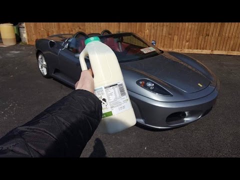 I Drive a Ferrari F430 Spider to get Milk!