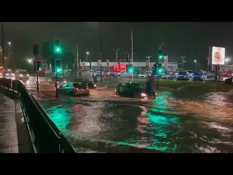 Inglaterra: Inundações na região de South Yorkshire