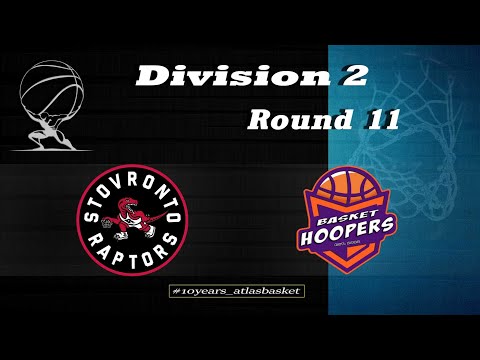 Atlasbasket - Division 2 - Round 11 - STOVRONTO RAPTORS vs BASKETHOOPERS 43-39