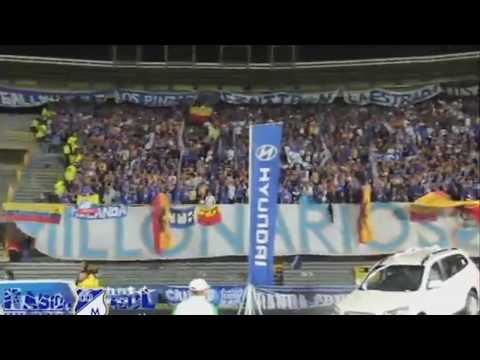 "Blue Rain y Los Comandos Azules / Fecha 5 Liga Postobón 2012-II / Millonarios vs Once Caldas (2-1)" Barra: Comandos Azules • Club: Millonarios