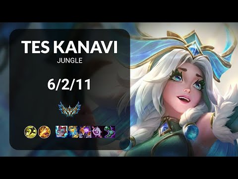 TES Kanavi Lillia vs Kayn JUNGLE - KR CHALLENGER Patch 15.8