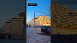 #mscworldamerica at Port of San Juan with just right amount of sunshine. #viralvideo  #msccruises