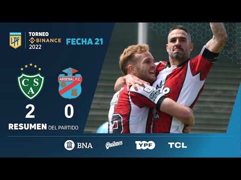 #TorneoBinance | Fecha 21 | resumen de Sarmiento - Arsenal