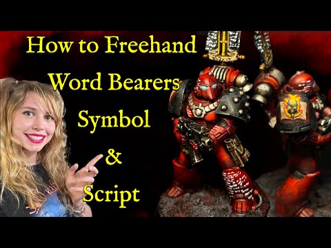Easy Free Hand Symbols and Script: Word Bearers