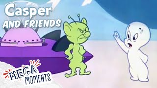Casper's Turning Blue! 🥶 | Casper and Friends in 4k | Compilation | Mega Moments