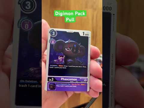 Digimon Pack Pull 1 #poketuber #pokemon #asmr #digimon