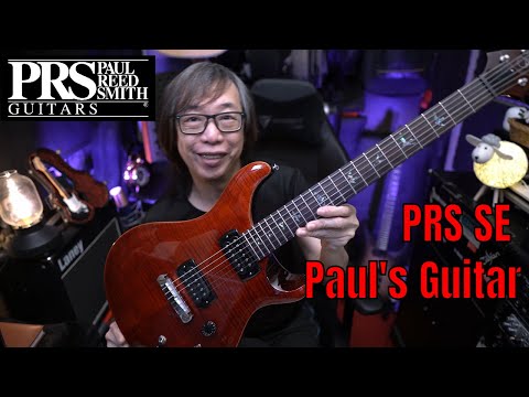 Обзор электрогитары PRS SE Paul's Guitar Fire Red