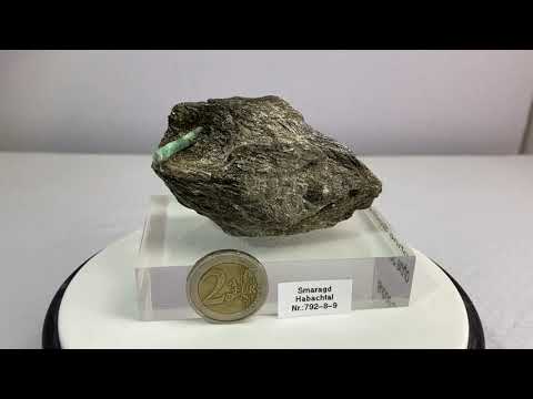 Smaragd Stufe aus Österreich (Habachtal/Leckbachrinne- Salzburg).