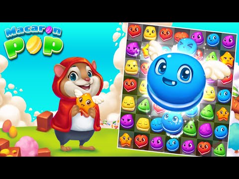 Macaron Pop : Sweet Match 3 Video