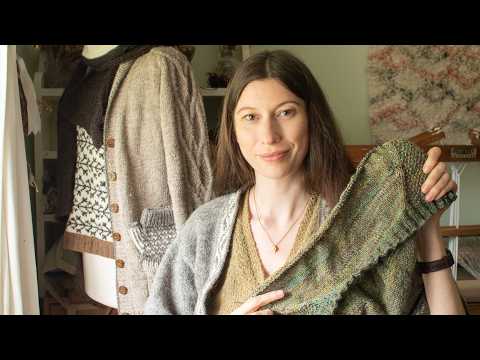 A Bramble skirt for autumn, addictive hand-spun knitting, ambitious weaving (Marina Skua ep. 73)