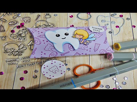 Basteln: Pillow Box von der Zahnfee ganz einfach gemacht / Tutorial für Anfänger