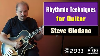 Steve Giordano (Jazz Guitar Class) - Rhythmic Techniques