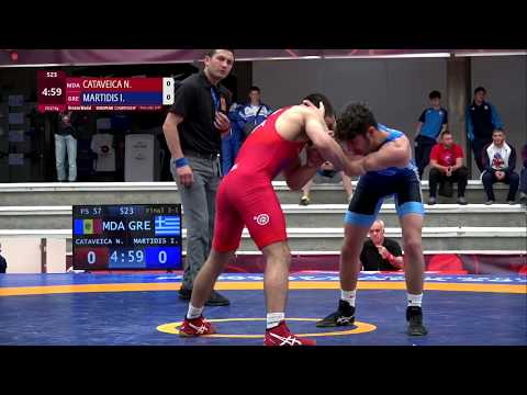 BRONZE FS - 57 kg: N. CATAVEICA (MDA) v. I. MARTIDIS (GRE)