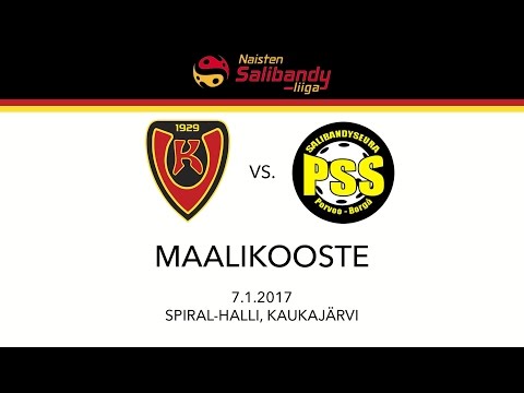 Naisten Liiga: Koovee-PSS, 7.1.2017, Maalikooste