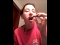 Brushing Teeth And Changing Tongue Piercing