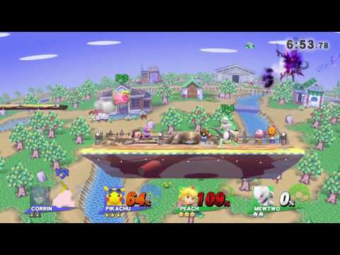Doubles Run Dec '16 #25   MDragon Corrin + Nechu Pikachu vs Peach + Mewtwo