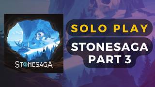 Stonesaga Board Game - Solo Gameplay - Day 3 and 4 - Seeds on the Wind Challenge | DaniCha