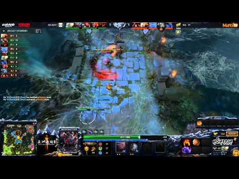 Secret vs Na'Vi - (Dota 2 Asia Championships) - Zyori & GoDz