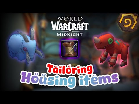 World Of Warcraft: Tailoring Housing Items ✨ Classic - TWW