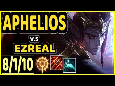 AFM (APHELIOS) vs EZREAL - 8/1/10 KDA BOTTOM ADC GAMEPLAY - EUW Ranked GRANDMASTER
