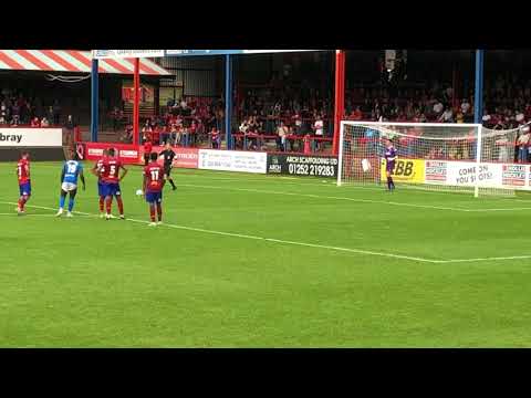 Chesterfield vs aldershot Danny Rowe penalty