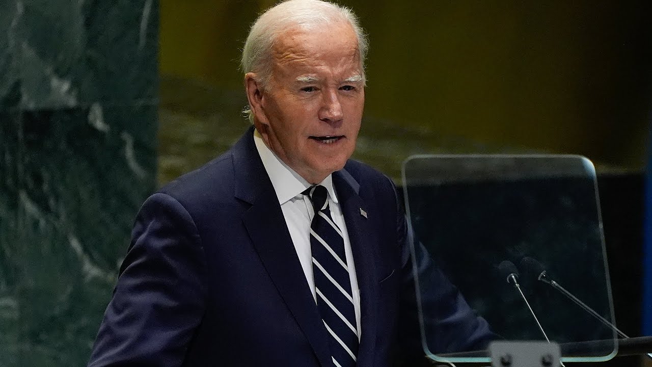 Joe Biden's final address to UN General Assembly as U.S. president.