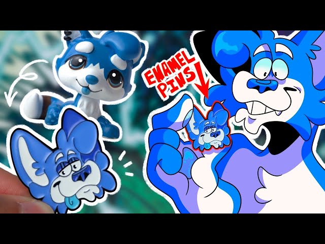 I Made ENAMEL PINS of my LPS MASCOT! {GSJJ Review}