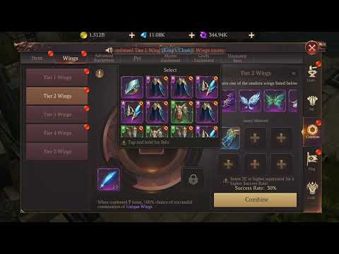 MU DARK EPOCH | HOW TO CRAFT PURPLE T3 WINGS WITH 100% SUCCESS RATE
