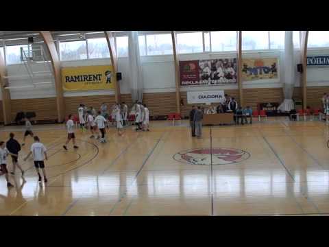 EYBL U17, Moskva BC Runa - Espoo Tapiolan Honka, autasustamise lõpp, 18.01.2015, Jõhvi